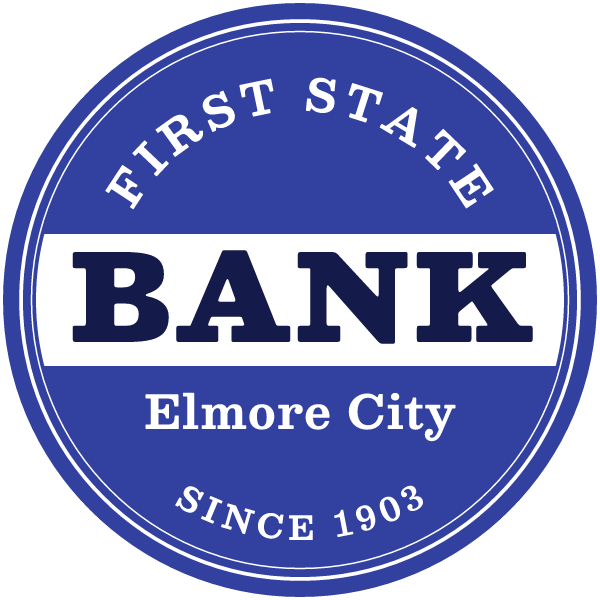 First State Bank of Elmore City seal, since 1903